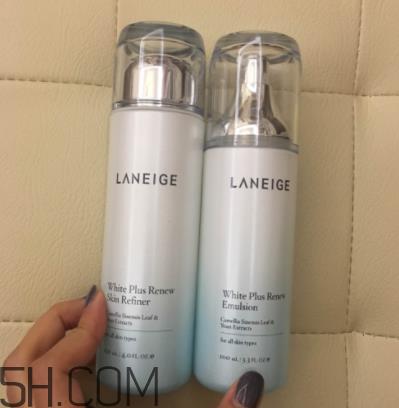 兰芝臻白净透水乳套装使用心得_产品评测