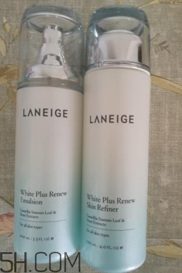 兰芝臻白净透水乳套装使用心得_产品评测