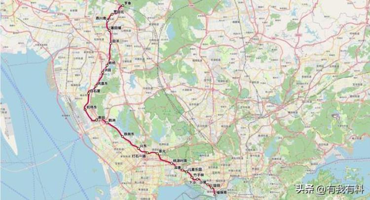 深圳30号线地铁线规划「网友深圳地铁30号线支线具体走向方案设想」
