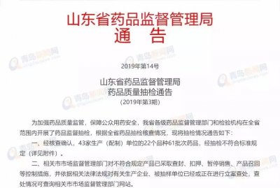​山东省药监局曝光多家企业 青岛世医堂拒不回应 整改措施成迷