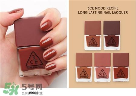 3ce指甲油色号,3ce指甲油试色,3ce指甲油推荐