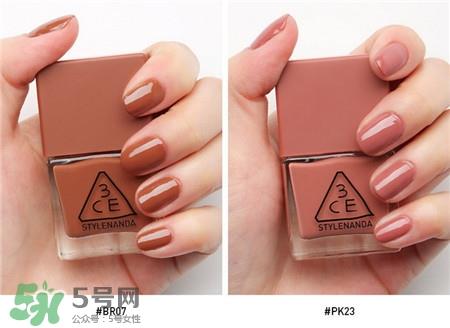 3ce指甲油色号,3ce指甲油试色,3ce指甲油推荐