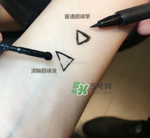 mac滚轮眼线液色号试色  mac滚轮眼线液多少钱