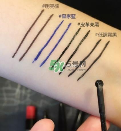 mac滚轮眼线液色号试色  mac滚轮眼线液多少钱