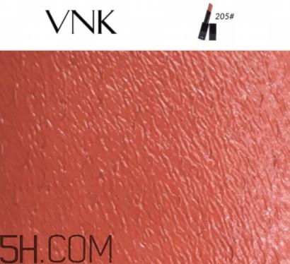 vnk口红南瓜色色号试色
