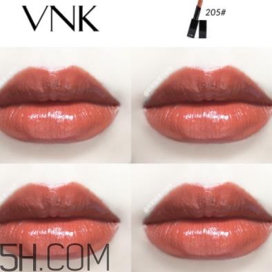 vnk口红南瓜色色号试色