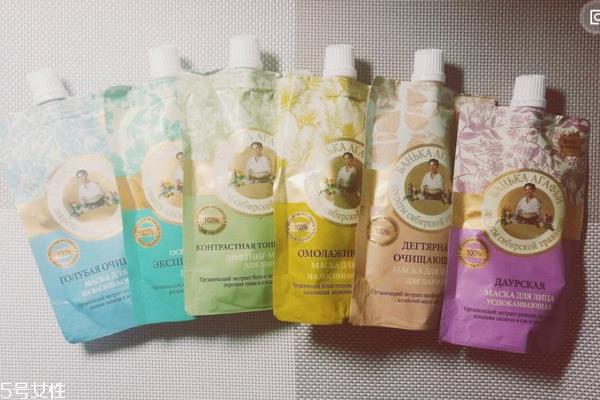 俄罗斯老奶奶面膜有几款 总共是7个颜色 俄罗斯老奶奶面膜有几款 总共是7个颜色