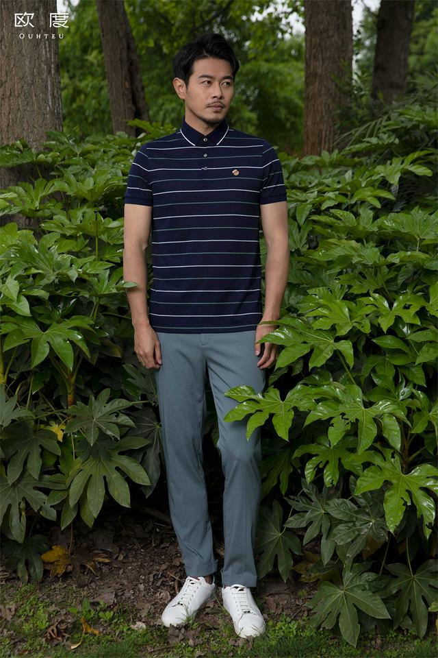 polo衬衫潮男搭配(穿搭分享值得私藏的商务休闲男装POLO)(1)
