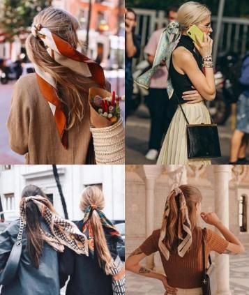 丝巾的搭配,又到春季丝巾的季节,你的丝巾怎么搭配,你的丝巾怎么系啊?图7