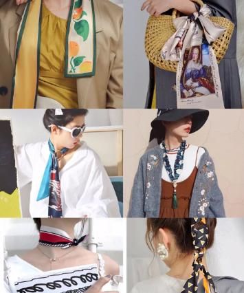 丝巾的搭配,又到春季丝巾的季节,你的丝巾怎么搭配,你的丝巾怎么系啊?图6