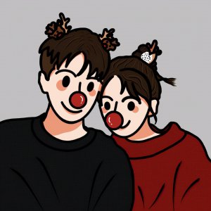 ​今天分享，卡通情侣可爱头像，隔壁女朋友都馋哭了